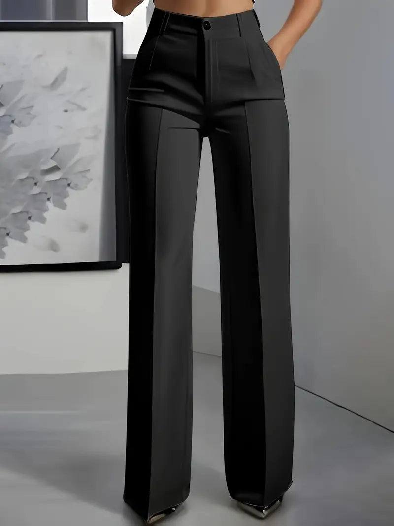 Pantalon Droit Fluide Élégant