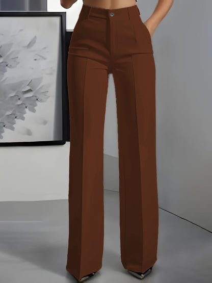 Pantalon Droit Fluide Élégant