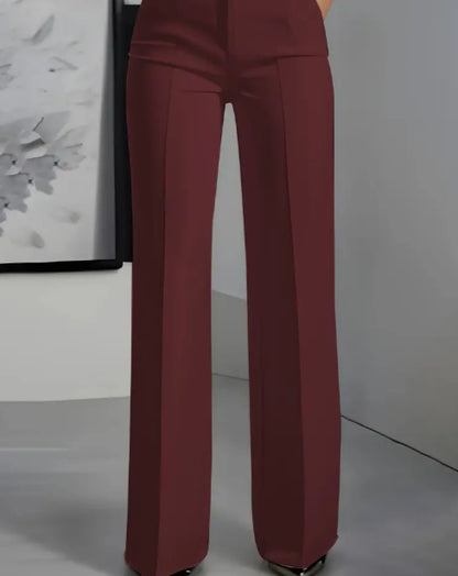 Pantalon Droit Fluide Élégant