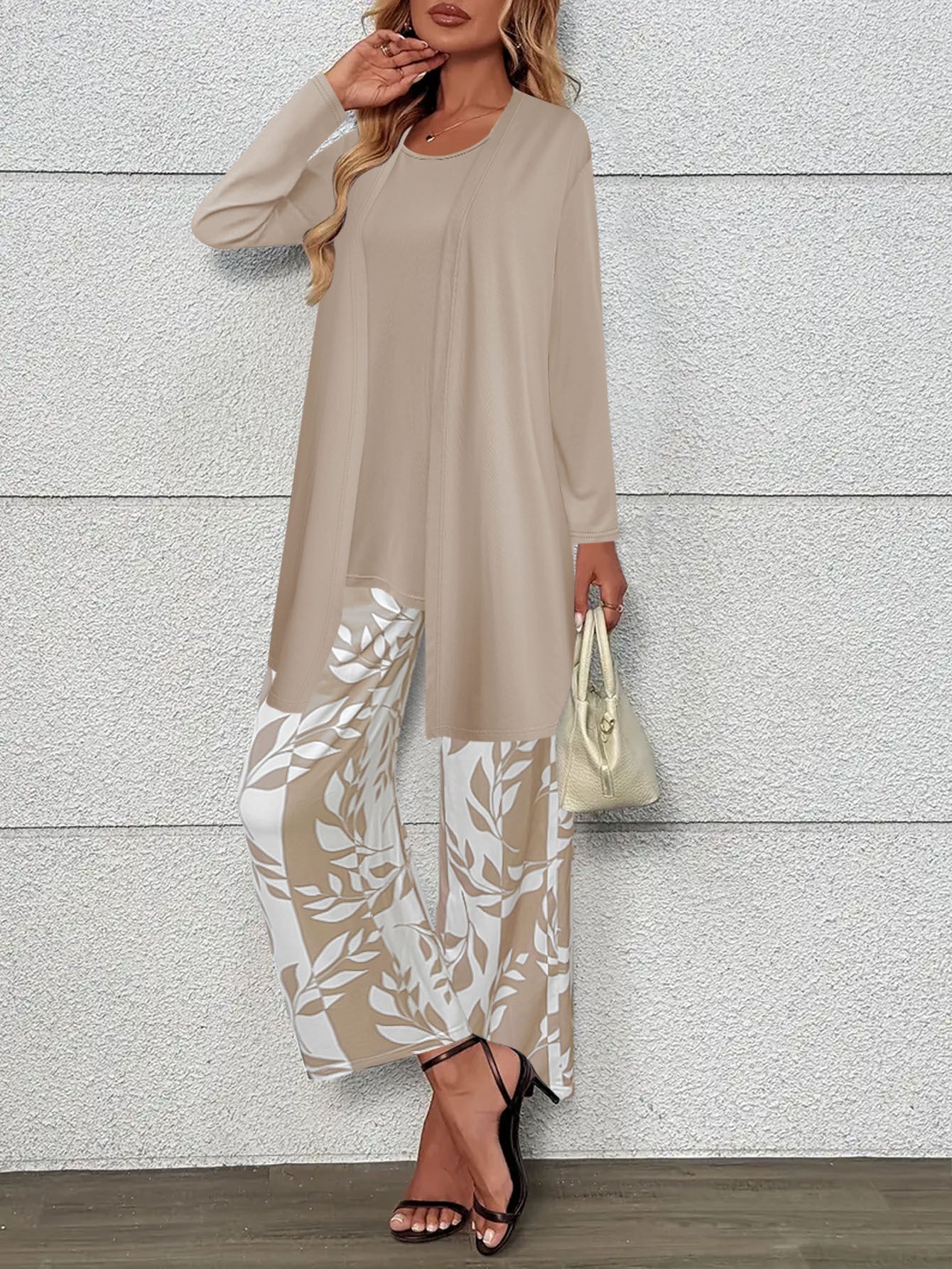 Ensemble Fleuri Long Élégant