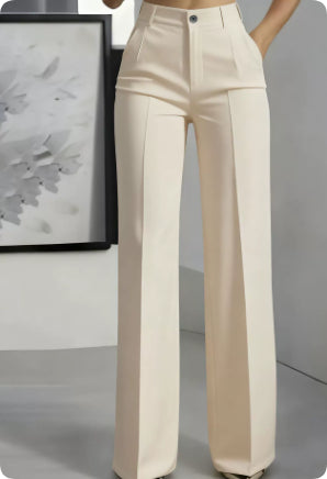 Pantalon Droit Fluide Élégant